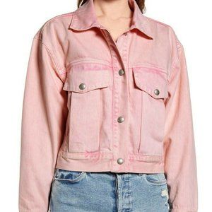 Blank NYC New Pink trucker jacket